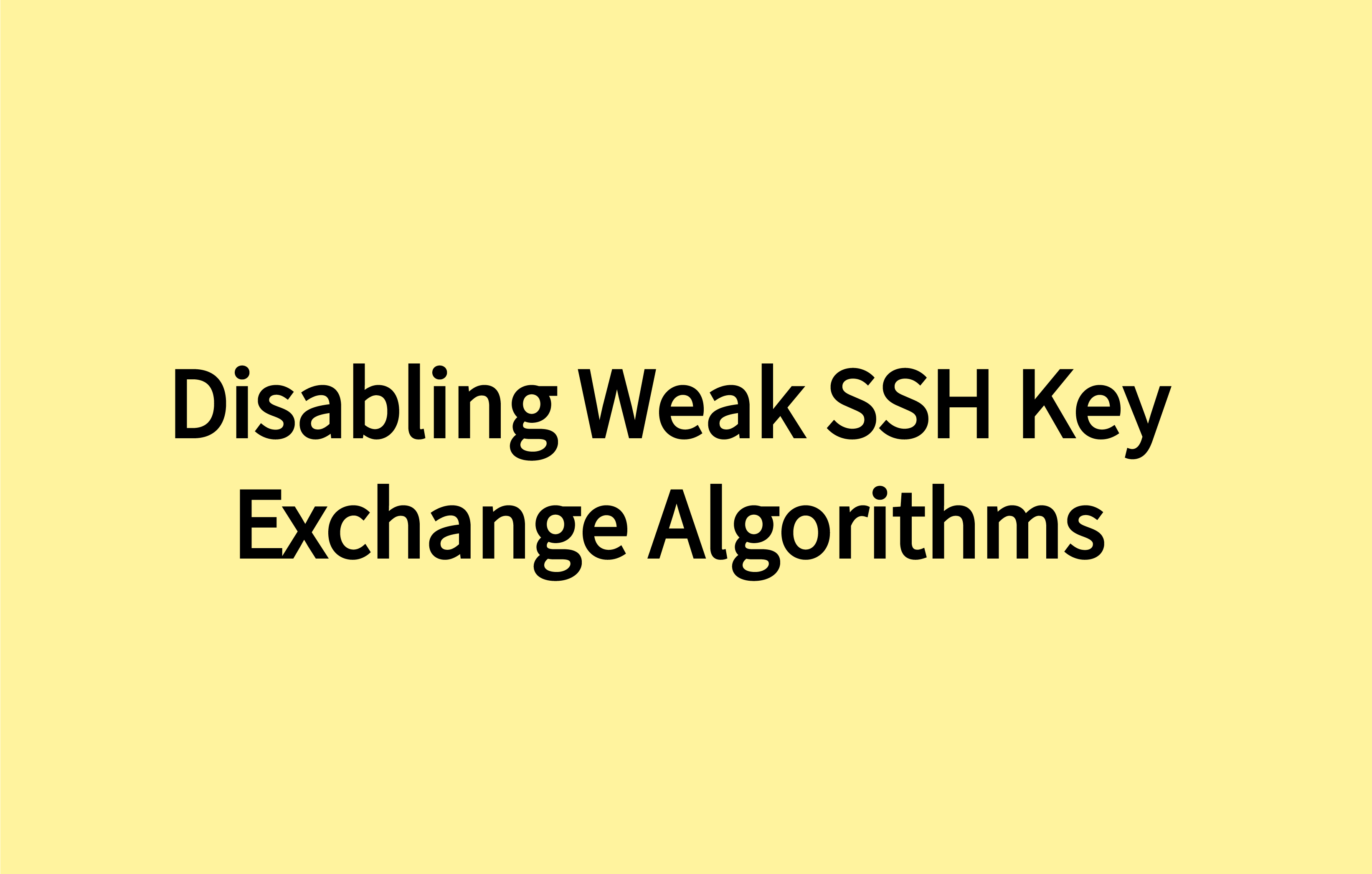 Weak SSH Key
